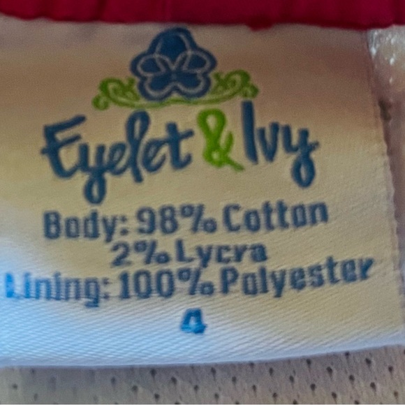 Eyelet & Ivy Swim Trunks, Size 4, EUC - Picture 3 of 3